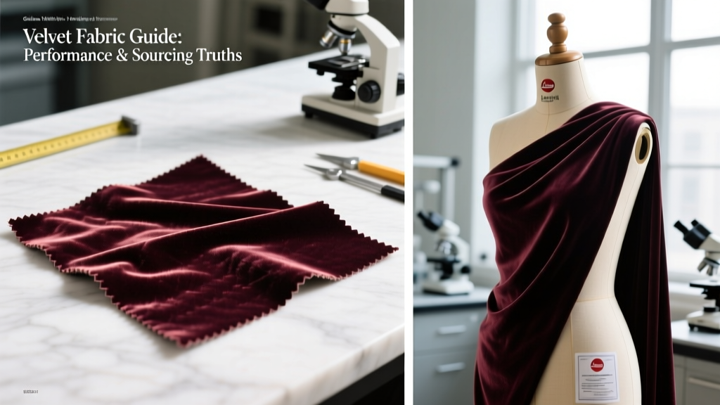 Vvelvet Fabric Guide: Luxury, Performance & Sourcing Truths