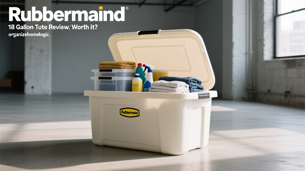 Rubbermaid 18 Gallon Tote Review: Worth It?