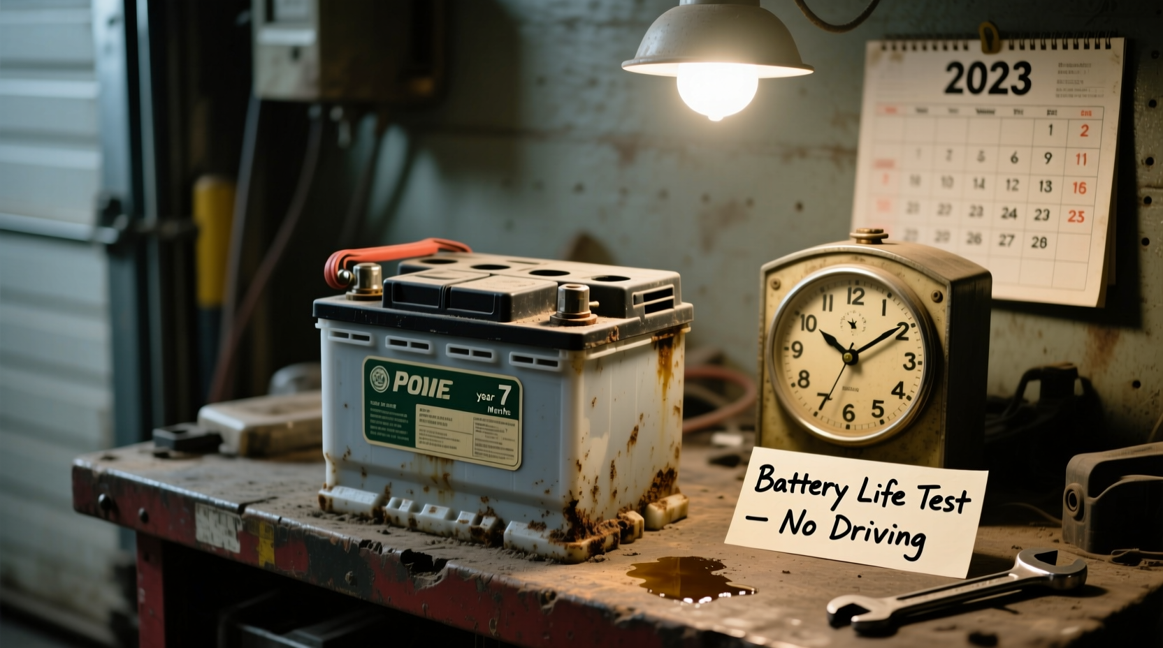 how long can car battery last without driving