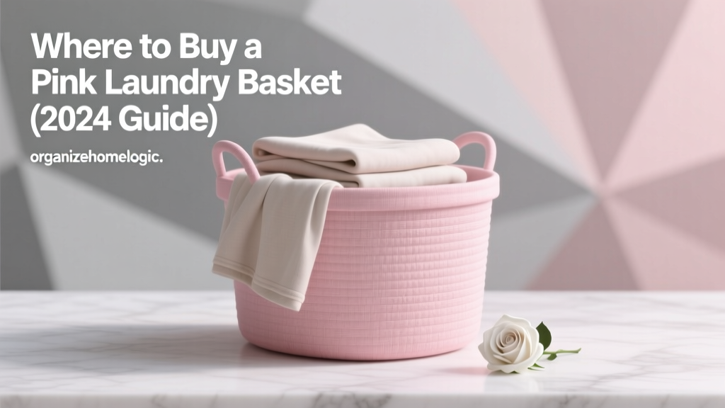 Where to Buy a Pink Laundry Basket (2024 Guide)