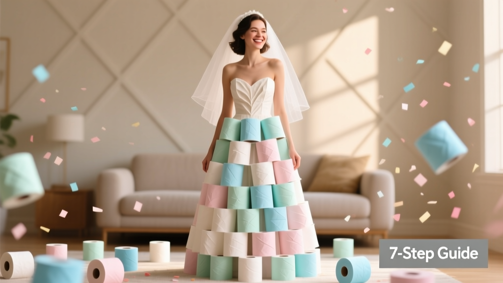 Toilet Paper Wedding Dress Game: 7-Step Party Guide