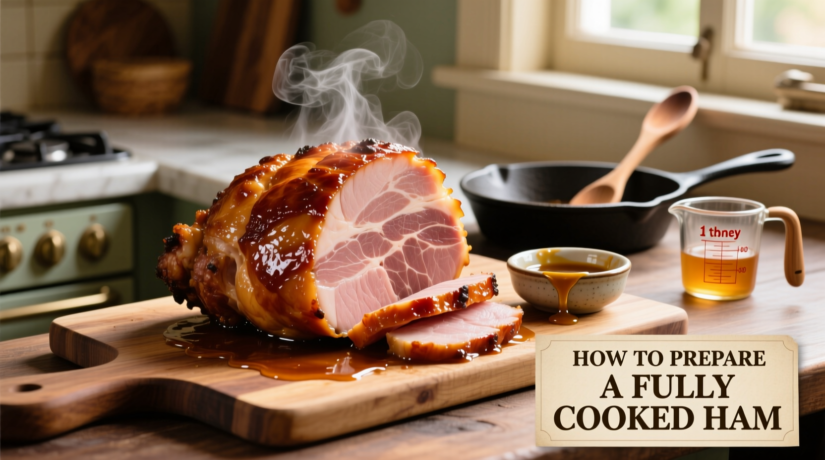 how do i prepare a fully cooked ham