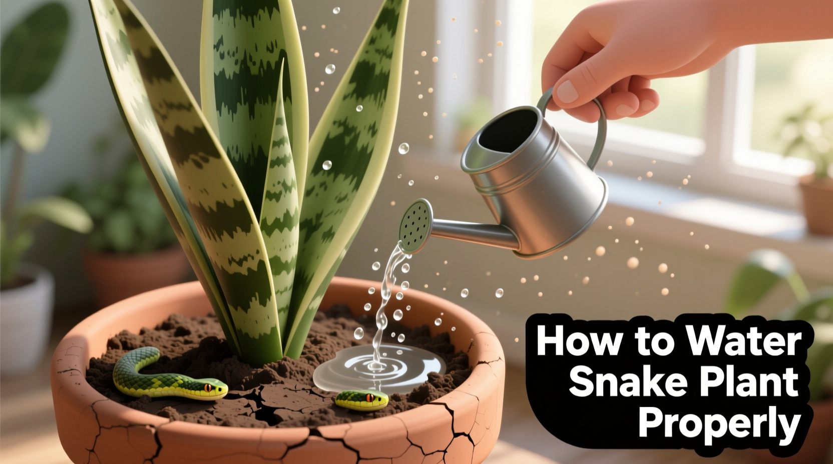 How To Water Snake Plant
