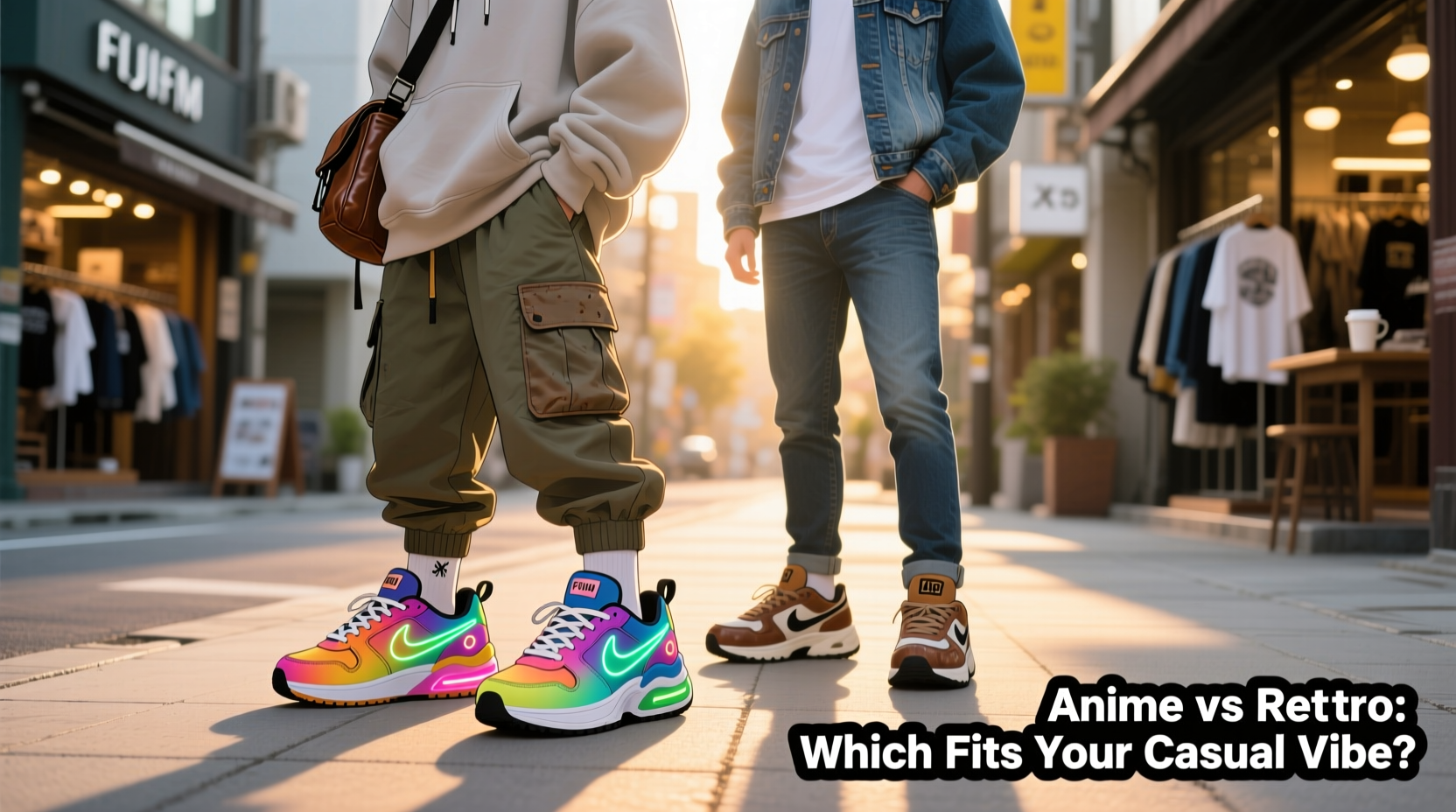 anime sneakers vs retro runners which style pairs better with casual outfits