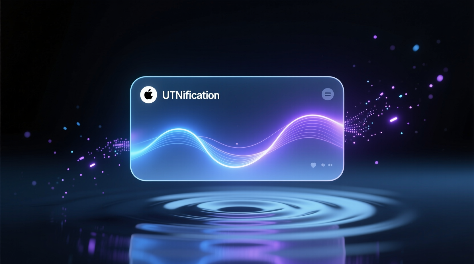 itunification displays notification center alerts for i