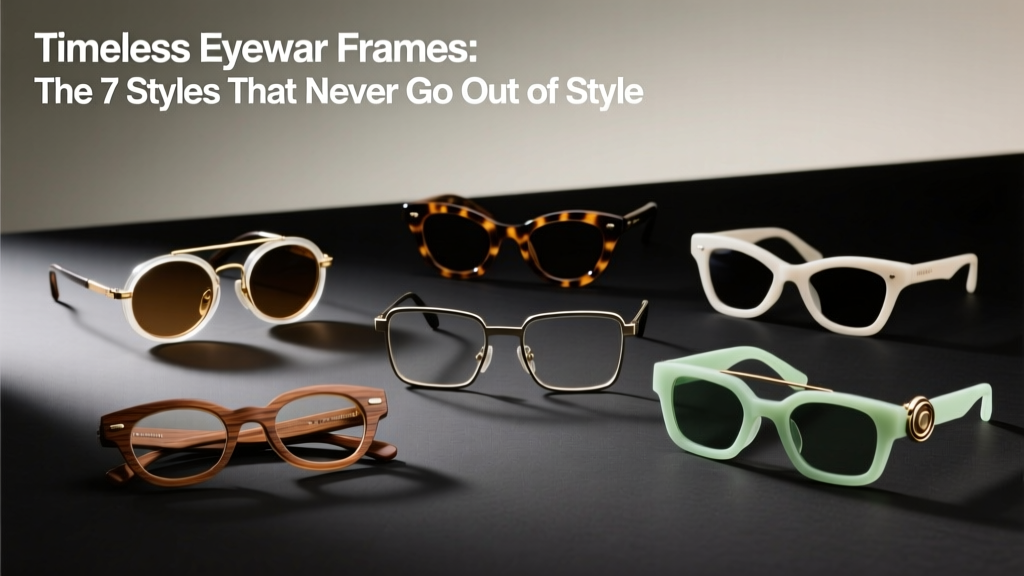 Timeless Eyewear Frames: The 7 Styles That Never Go Out of Style