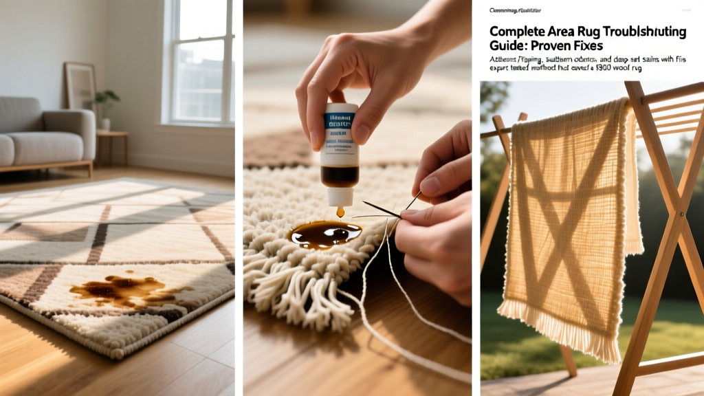Complete Area Rug Troubleshooting Guide: Proven Fixes