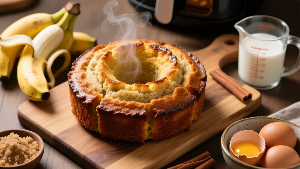 Air Fryer Banana Cake Recipe: Crispy-Edged & Moist!