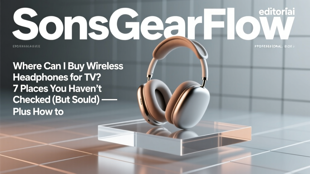 Wireless TV Headphones: 7 Best Places to Buy (2026)