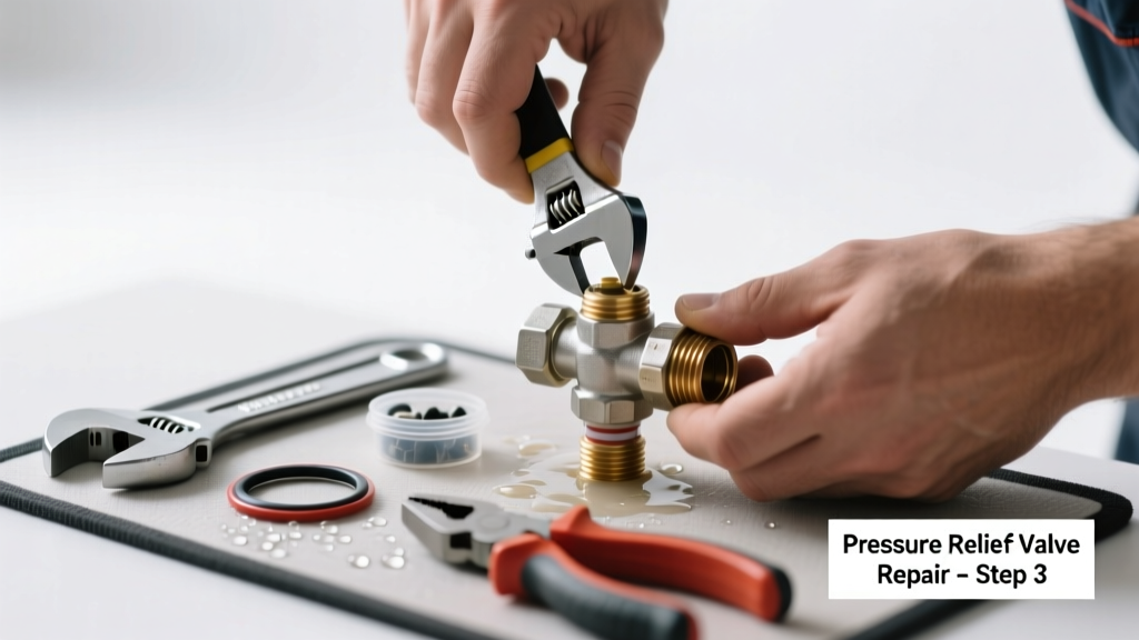 Fixing a Leaking Water Heater Pressure Relief Valve