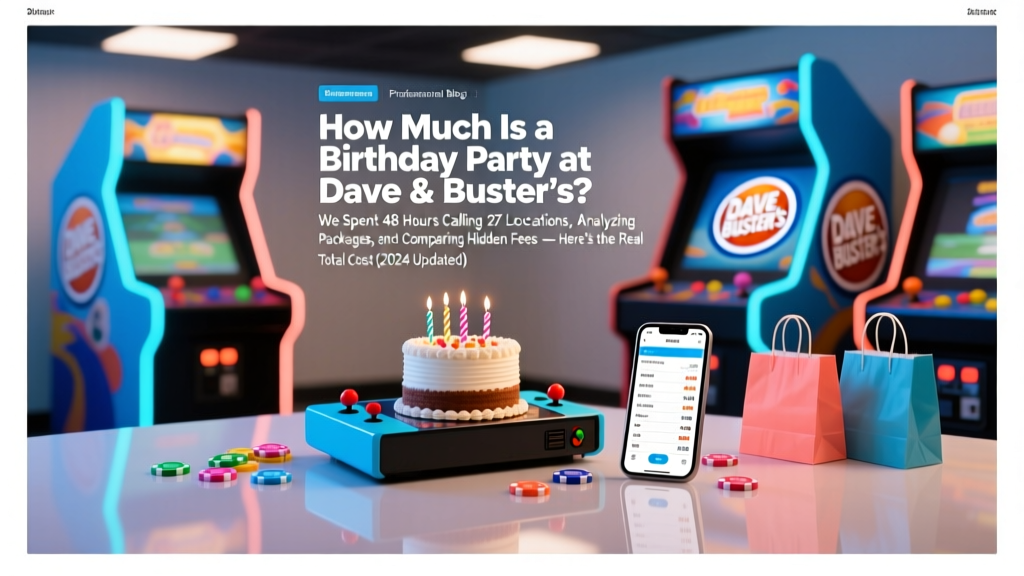 Dave and Buster’s Birthday Party Cost (2026)