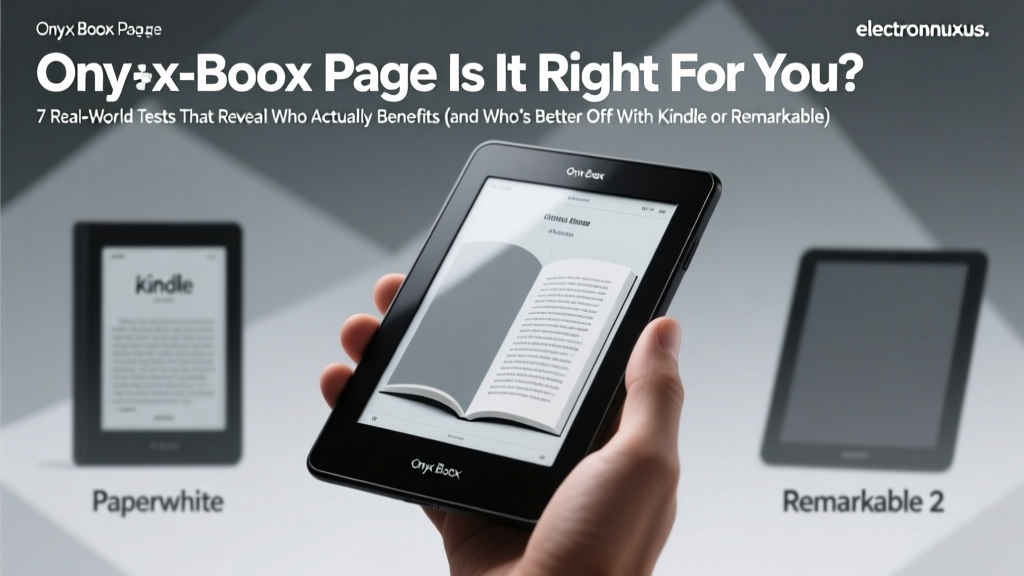 Onyx Boox Page Is It Right For You? 7 Real-World Tests That Reveal Who Actually Benefits (and Who’s Better Off With Kindle or Remarkable)