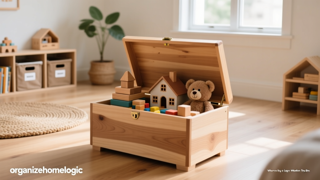 Where to Buy a Large Wooden Toy Box: Style + Safety Guide