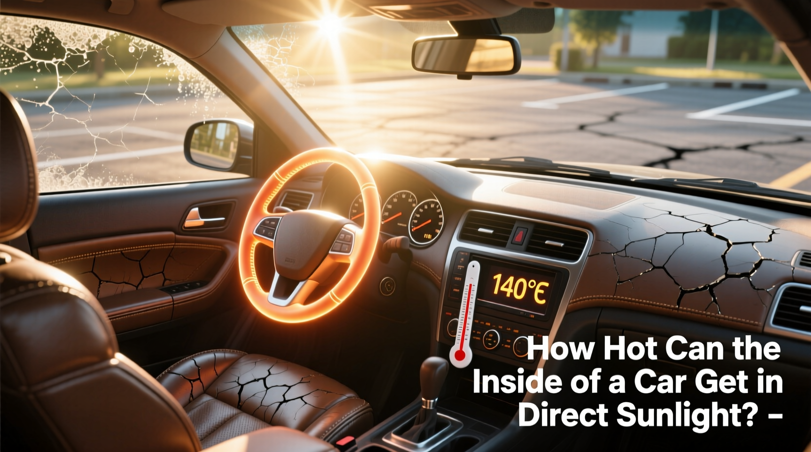 how hot can inside of car get