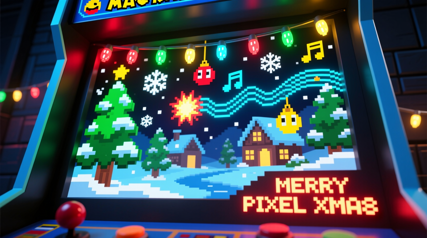 how to build a christmas light display synchronized to retro video game music