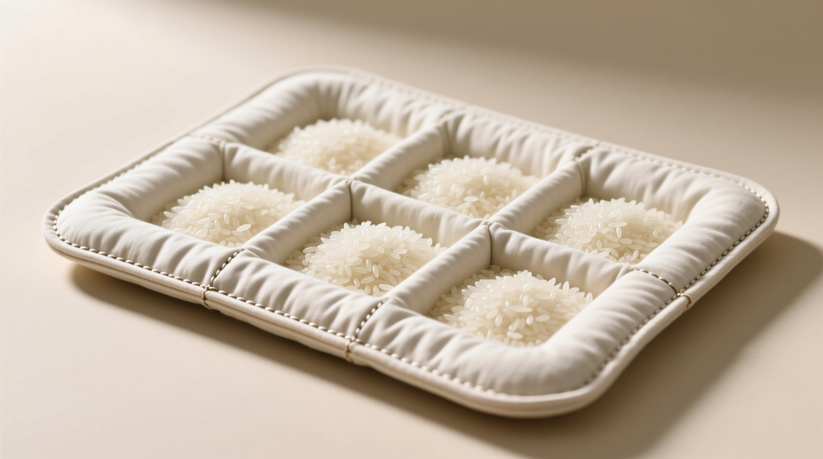 how to clean a rice filled weighted lap pad safely