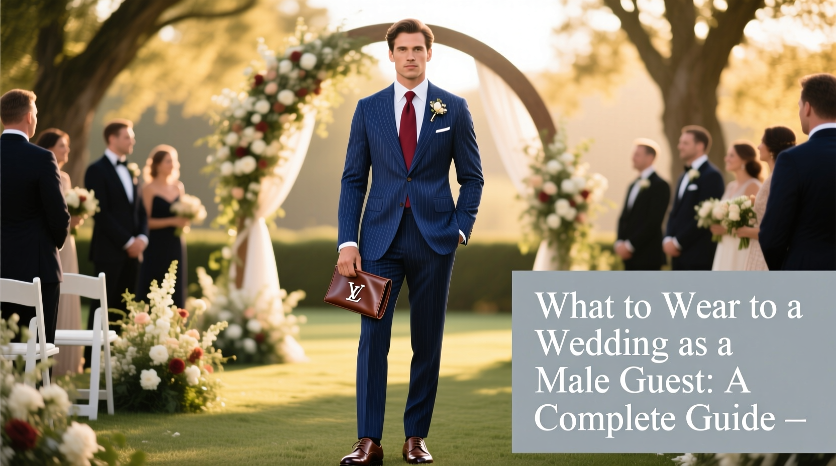 what to wear to a wedding as a male guest