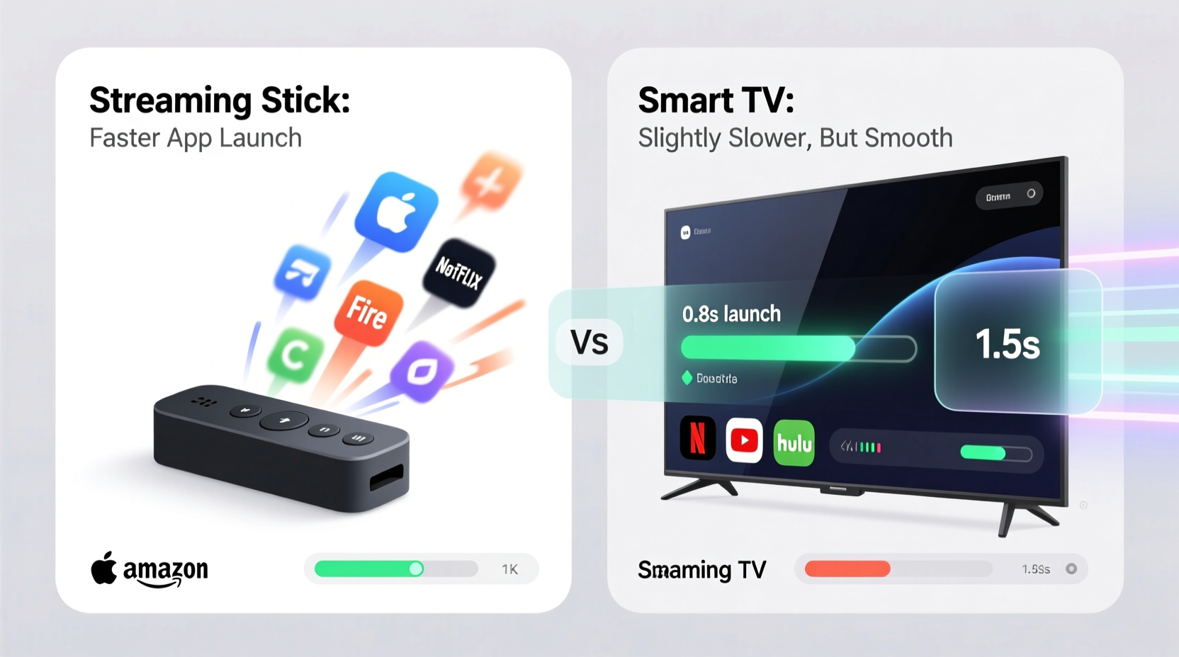 streaming sticks vs smart tvs which loads apps faster and smoother