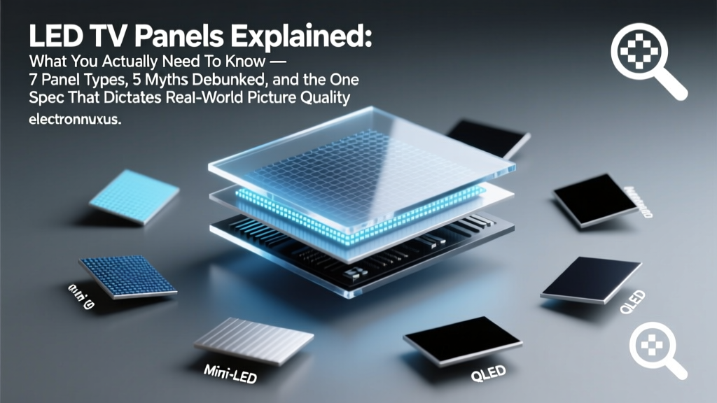 LED TV Panels Explained: What You Actually Need To Know — 7 Panel Types, 5 Myths Debunked, and the One Spec That Dictates Real-World Picture Quality