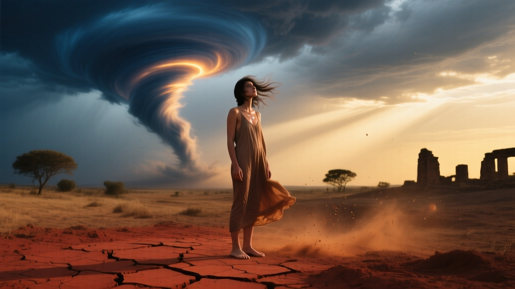 Tornado Feeling Awe: Emotional Dream Meaning