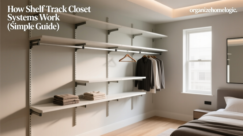 How Shelf Track Closet Systems Work (Simple Guide)