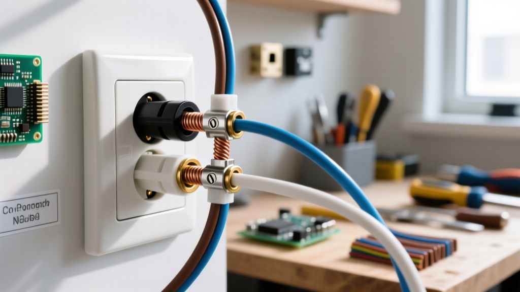 Beginner Basic Electrical Outlet Wiring Diagram with 2 Wires: Trace & Terminal Guide
