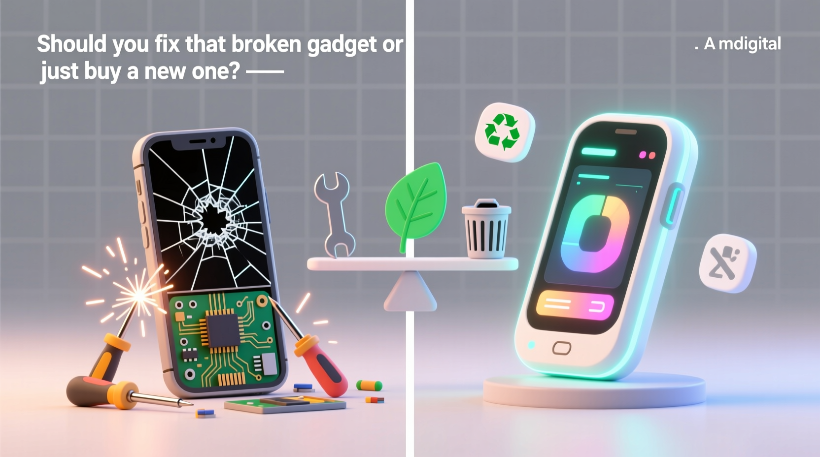 should you fix that broken gadget or just buy a new one