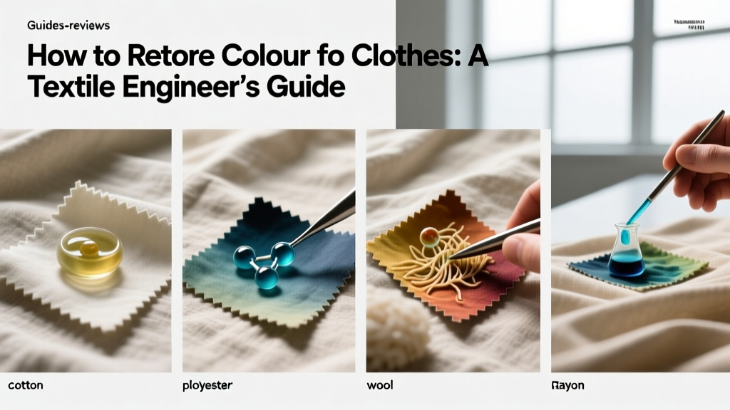 How to Restore Colour in Clothes: A Textile Engineer’s Guide