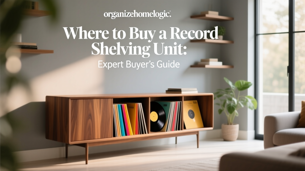 Where to Buy a Record Shelving Unit: Expert Buyer’s Guide