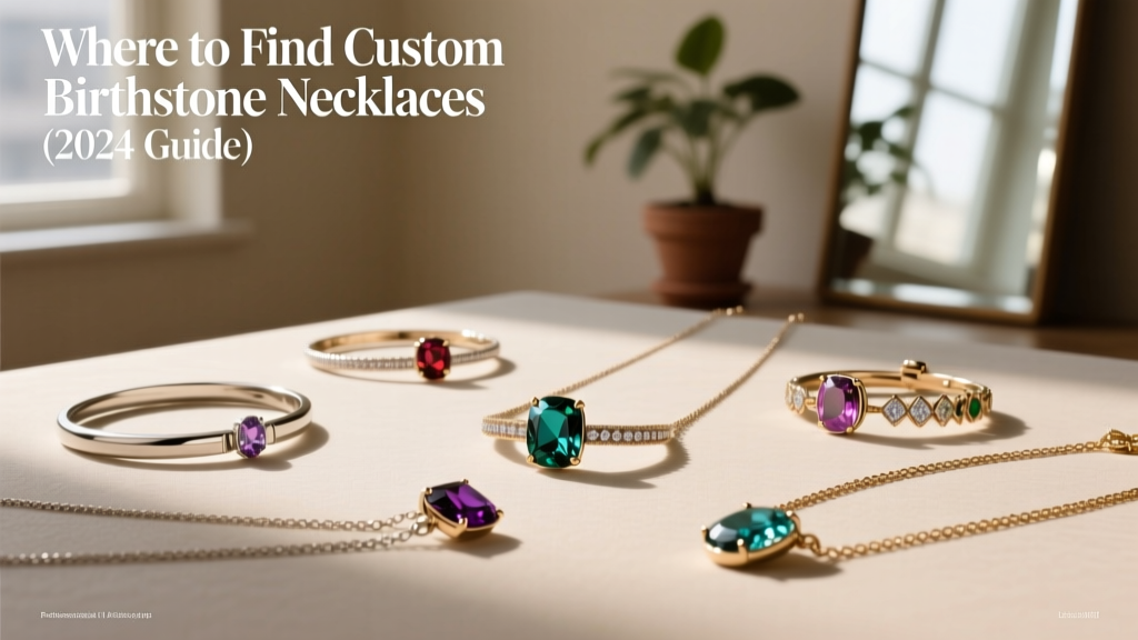 Where to Find Custom Birthstone Necklaces (2024 Guide)
