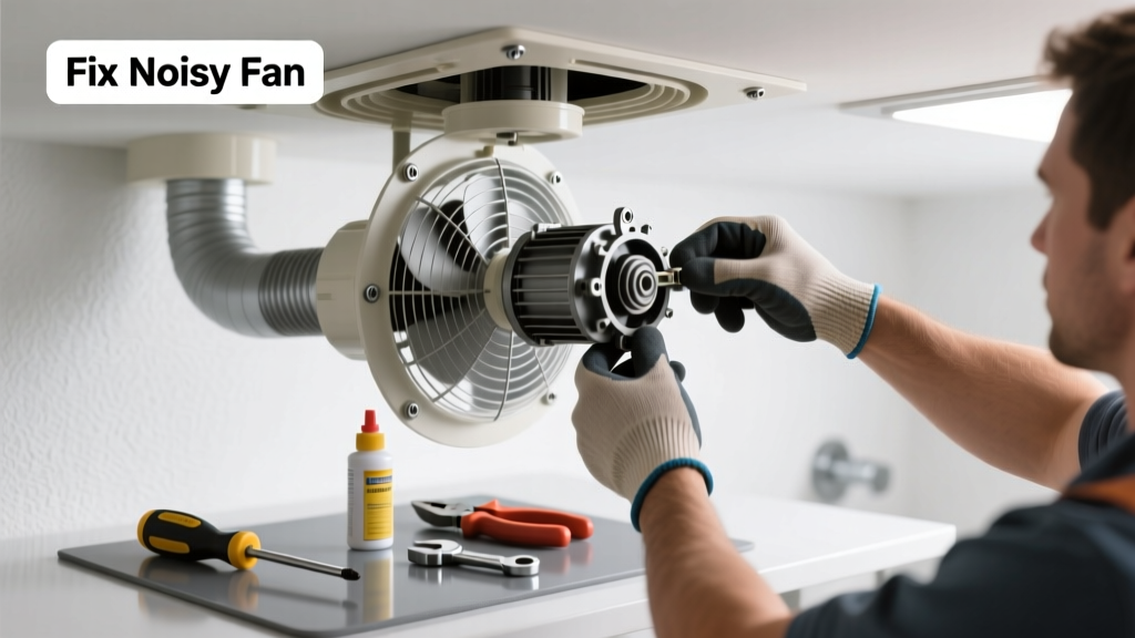 How to Fix a Noisy Bathroom Fan Quickly and Safely