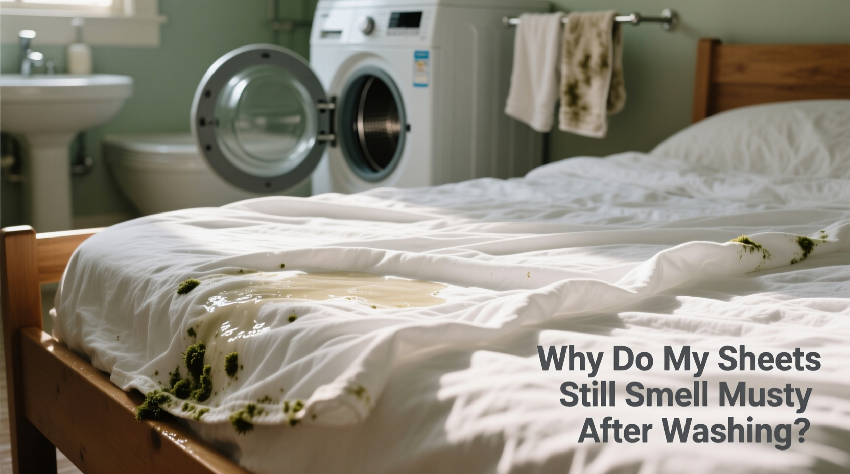 why do my sheets smell musty even after washing solutions that work