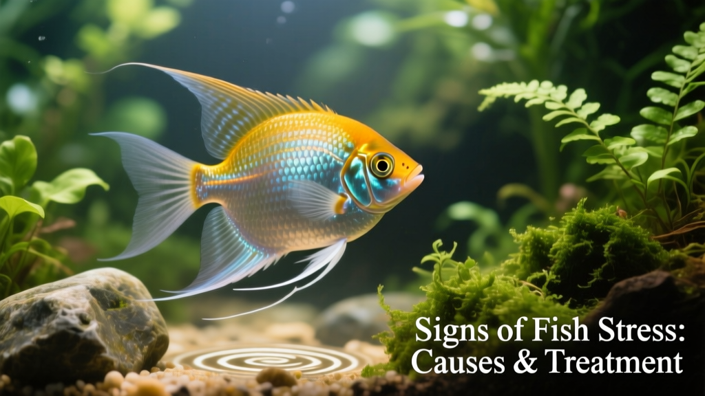 Close-up of a healthy angelfish swimming confidently in a well-planted aquarium
