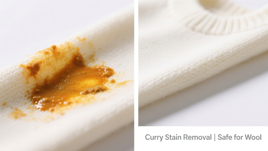 How to Remove Curry Stains from Wool Safely