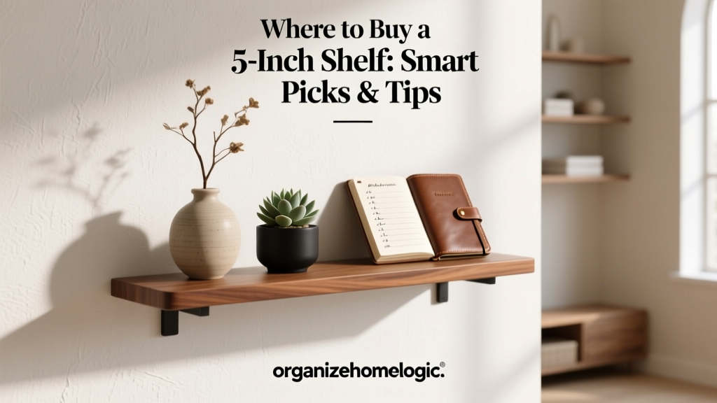 Where to Buy a 5-Inch Shelf: Smart Picks & Tips