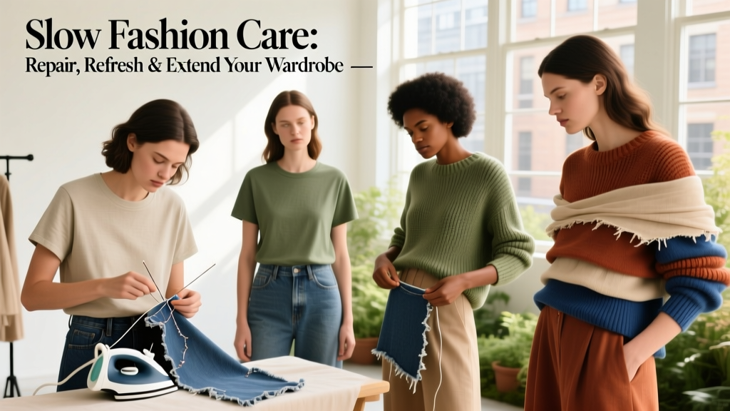 Slow Fashion Care: Repair, Refresh & Extend Your Wardrobe