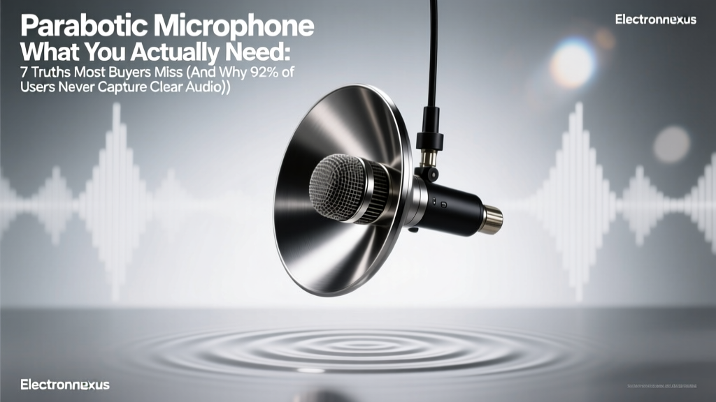 Parabolic Microphone What You Actually Need: 7 Truths Most Buyers Miss (And Why 92% of Users Never Capture Clear Audio)