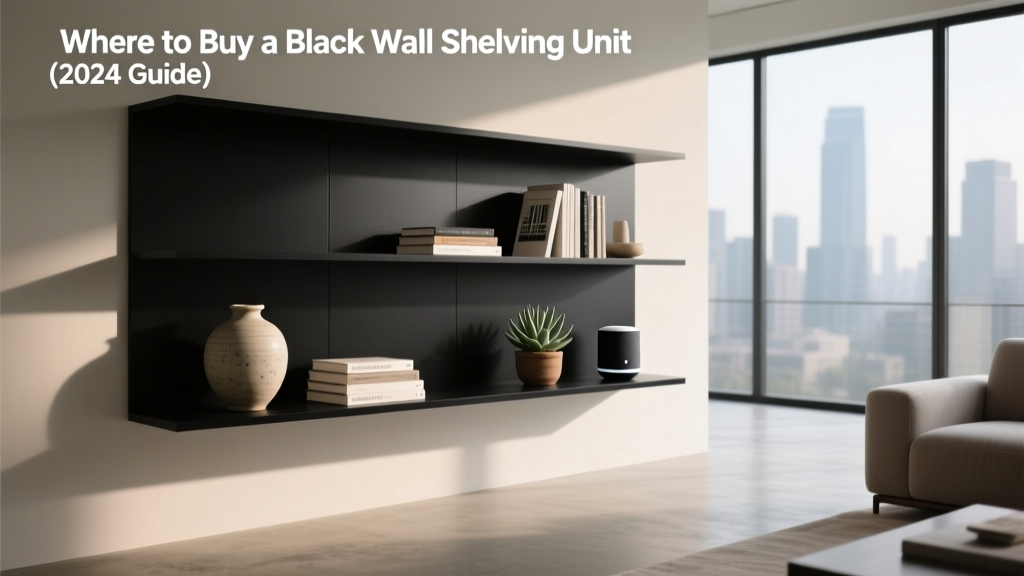 Where to Buy a Black Wall Shelving Unit (2024 Guide)