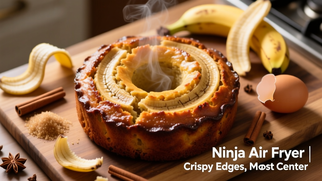 Banana Cake in Ninja Air Fryer: Crispy-Edged, Moist & Easy