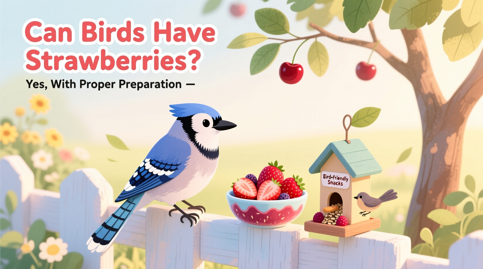 Can Birds Have Strawberries? Yes, With Proper Preparation