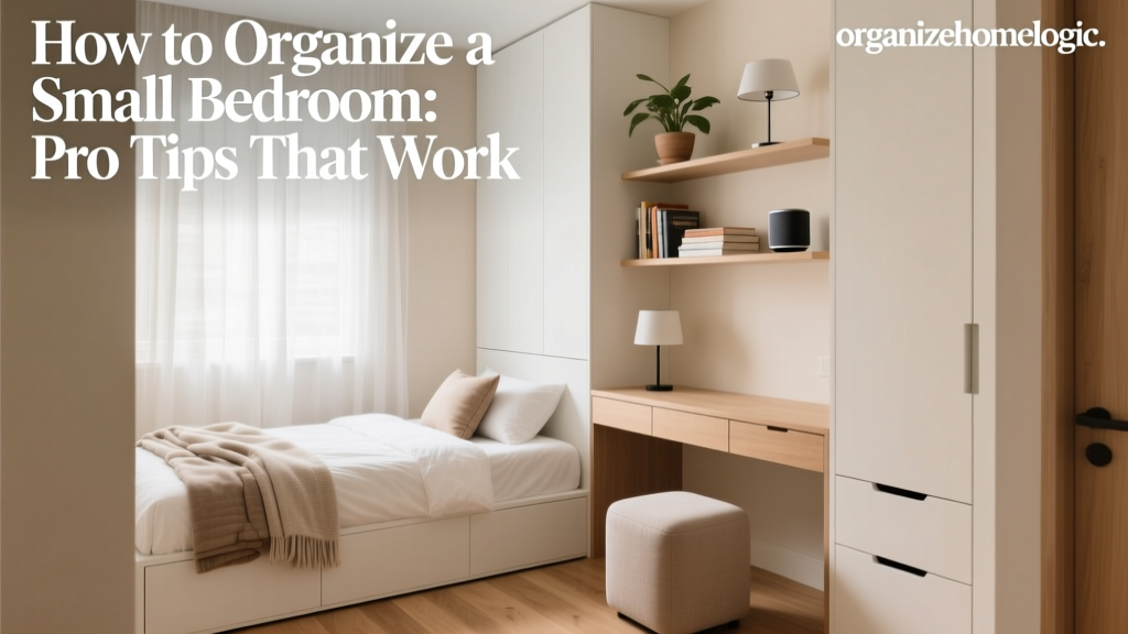 How to Organize a Small Bedroom: Pro Tips That Work