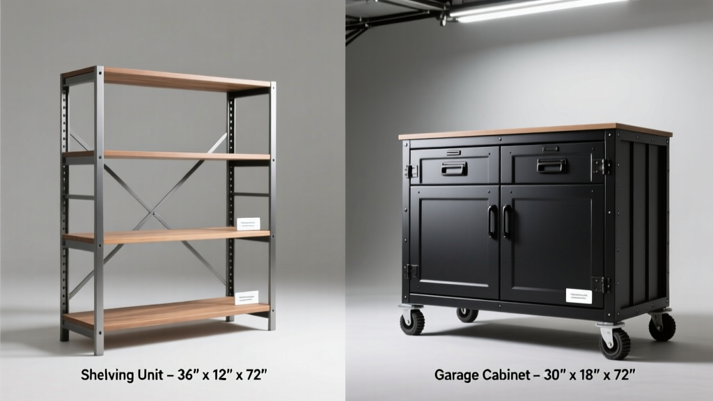 Shelving Unit vs Garage Cabinet: Which Fits Your Space?
