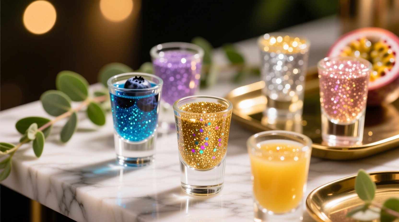 how to make edible glitter shots for parties safely and stylishly