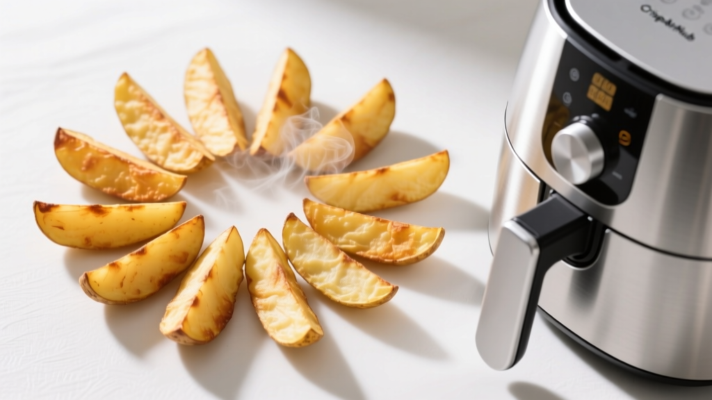 Crispy Oil-Free Potato Wedges in Air Fryer