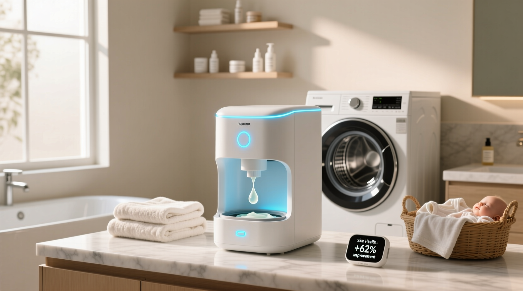 smart laundry dispensers for sensitive skin