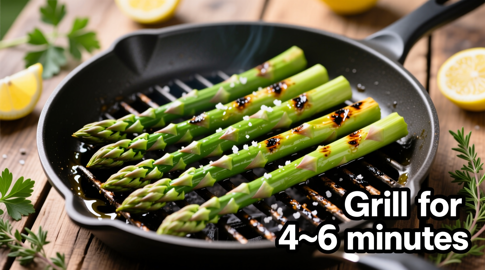 how long to cook asparagus on the grill