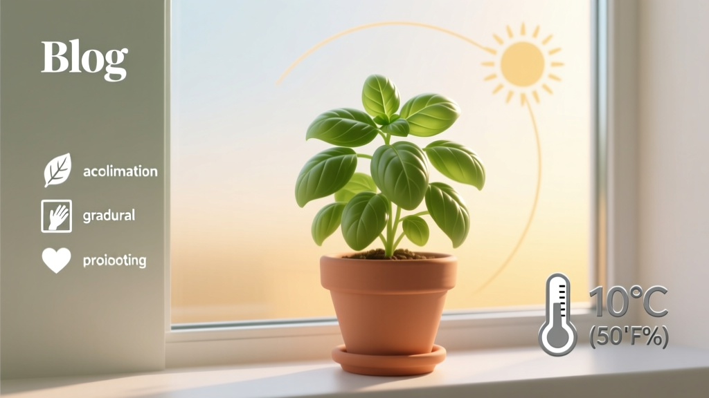 Basil Indoors: When & How to Move Before Frost (2026)