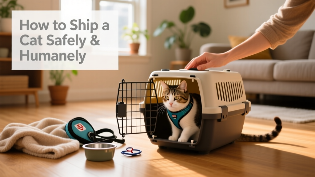 How to Ship a Cat Safely & Humanely: Preparations & Methods