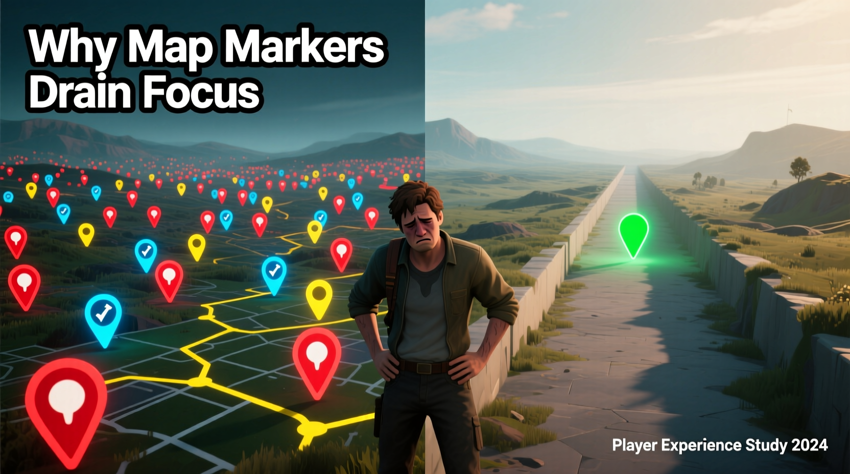 open world vs linear games why players are getting fatigued by map markers