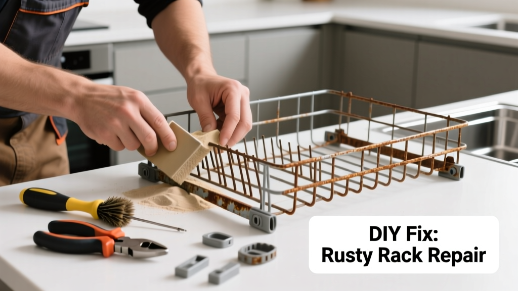 Fix Rusty Dishwasher Racks in Your Kitchen